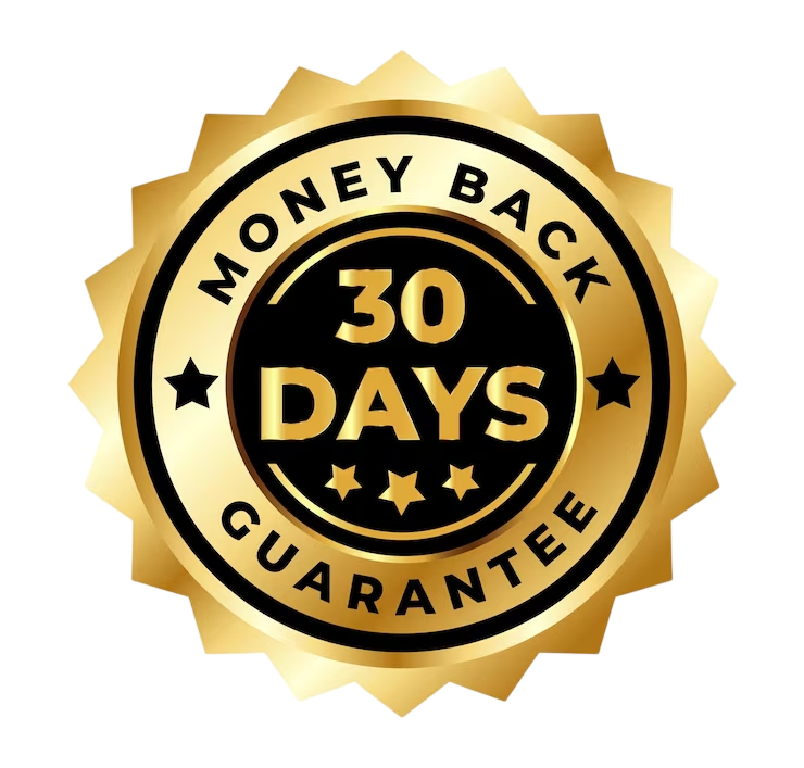 InflatoPro 30-day money-back guarantee seal